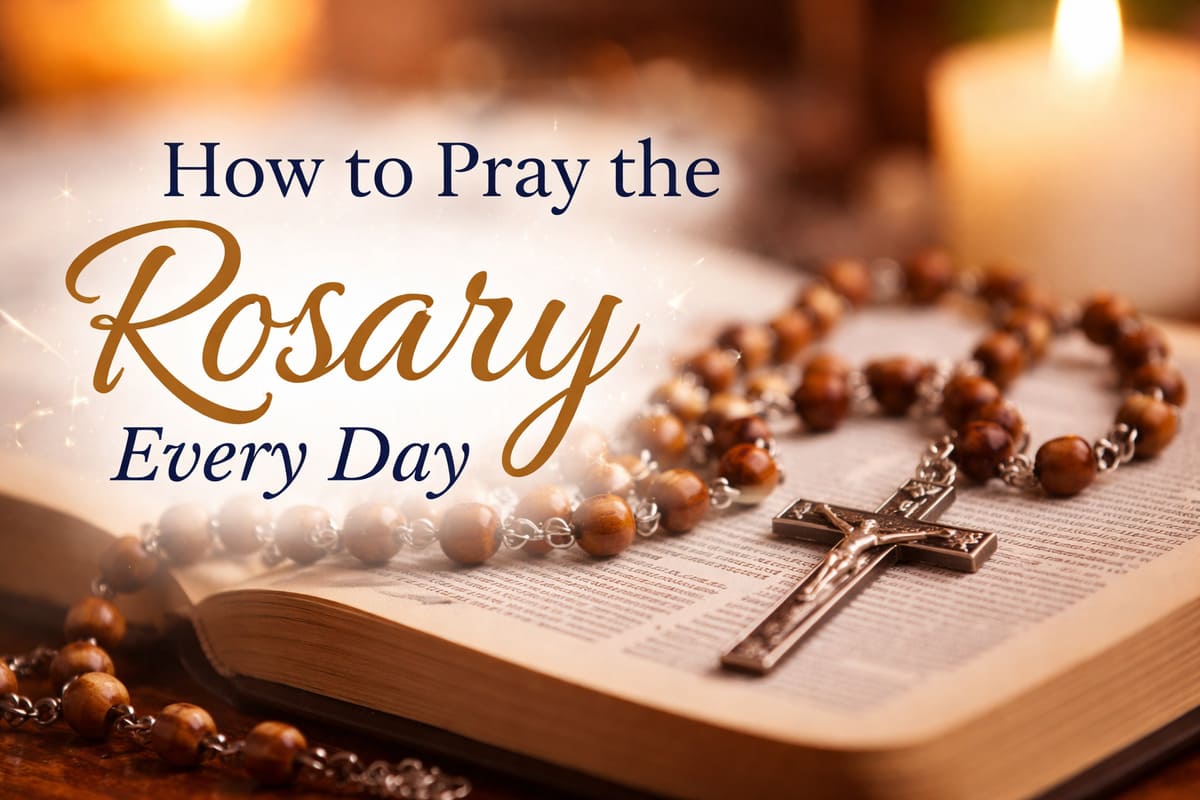 How to Pray the Rosary Step-by-Step for Beginners