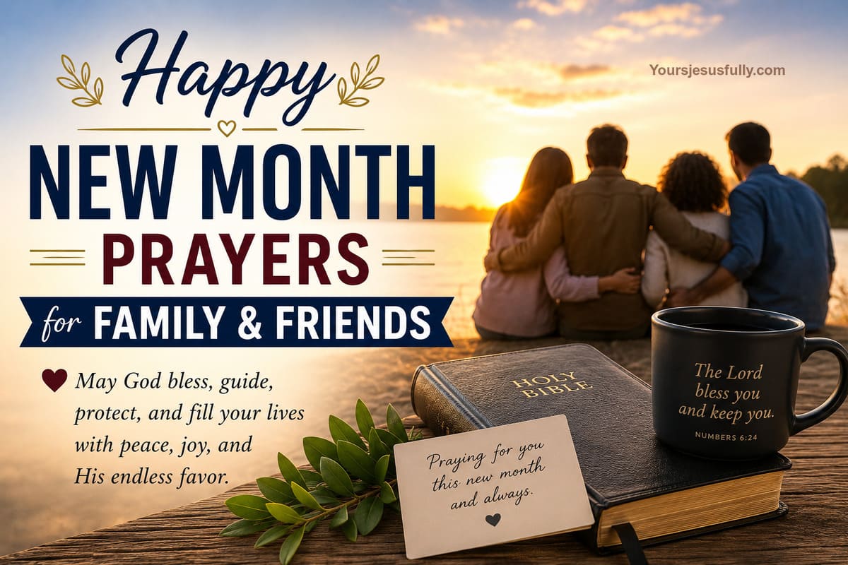 Happy New Month Prayers for Family and Friends
