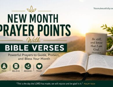 New Month Prayer Points With Bible Verses