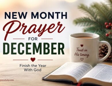 New Month Prayer for December