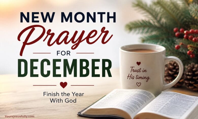 New Month Prayer for December