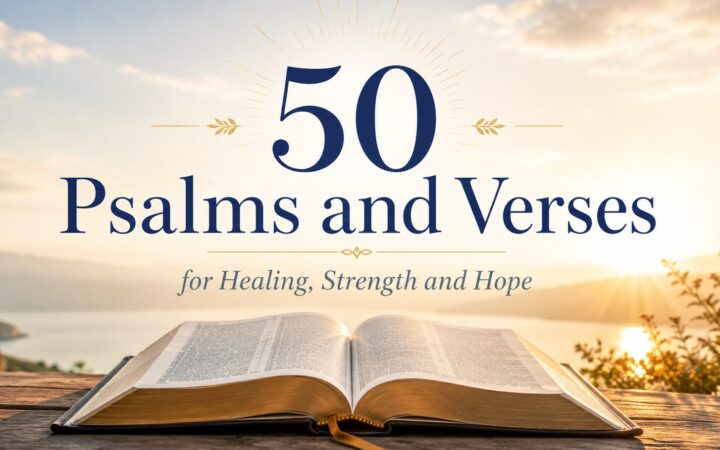 50 Psalms and Verses for Healing, Strength and Hope