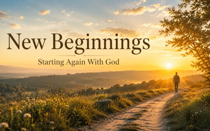 Bible Verses About New Beginnings: Starting Again With God